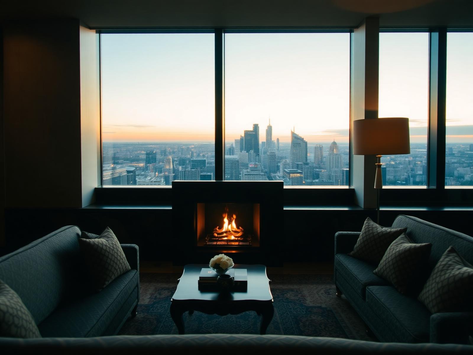 Aurora Penthouse upholstered in Jacquard